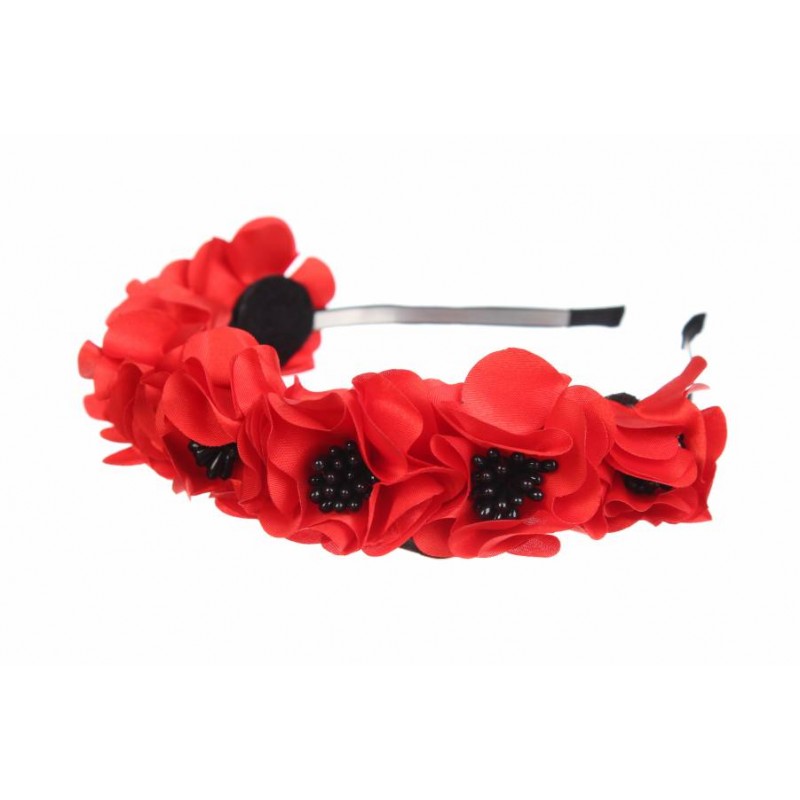 Ободок с цветами 1-61819