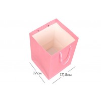 Пакет картонный вертикальный (17,5*25,5*17см) 210г/м² 31-4538