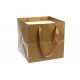 Пакет картонный (15*15*15см) золото 3123-8955