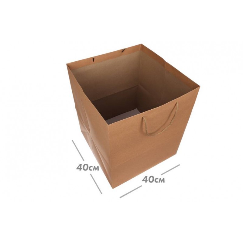 Пакет картонный горизонтальный (40*46*40см) 210г/м² 3123-8023