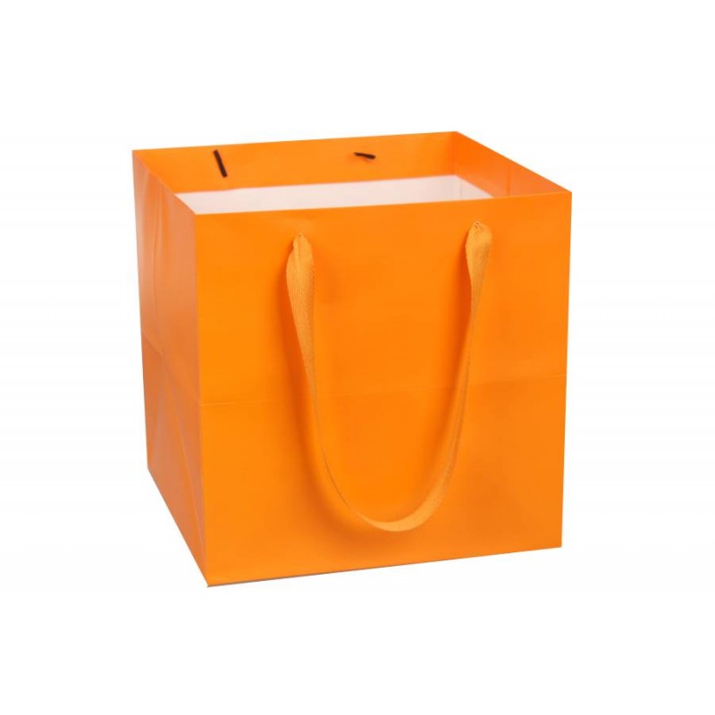 Пакет картонный (30*30*30см) оранжевый 3123-9235