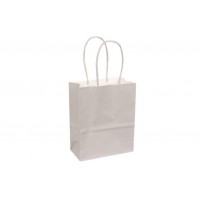 Пакет крафт однотонный вертикальный (15*12*6см) 120г/м² серый 3123-8382