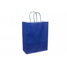 Пакет крафт однотонный вертикальный (32*26*12см) 120г/м² синий 3123-8689