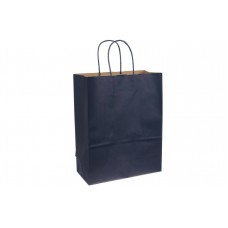 Пакет крафт однотонный вертикальный (32*26*12см) 120г/м² темно-синий 3123-8719