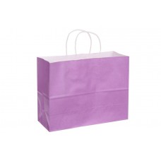Паперовий пакет білий з ручками (320*120*245 мм) фіолетовий 2-66926557