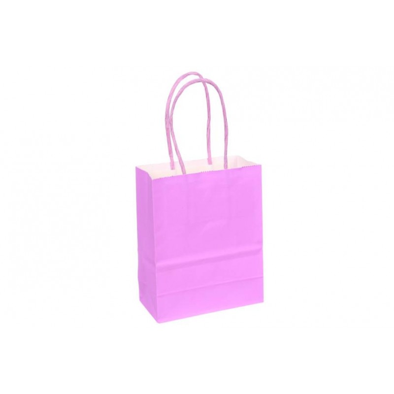 Пакет крафт однотонный вертикальный (15*12*6см) 120г/м² фиолетовый 3123-8481