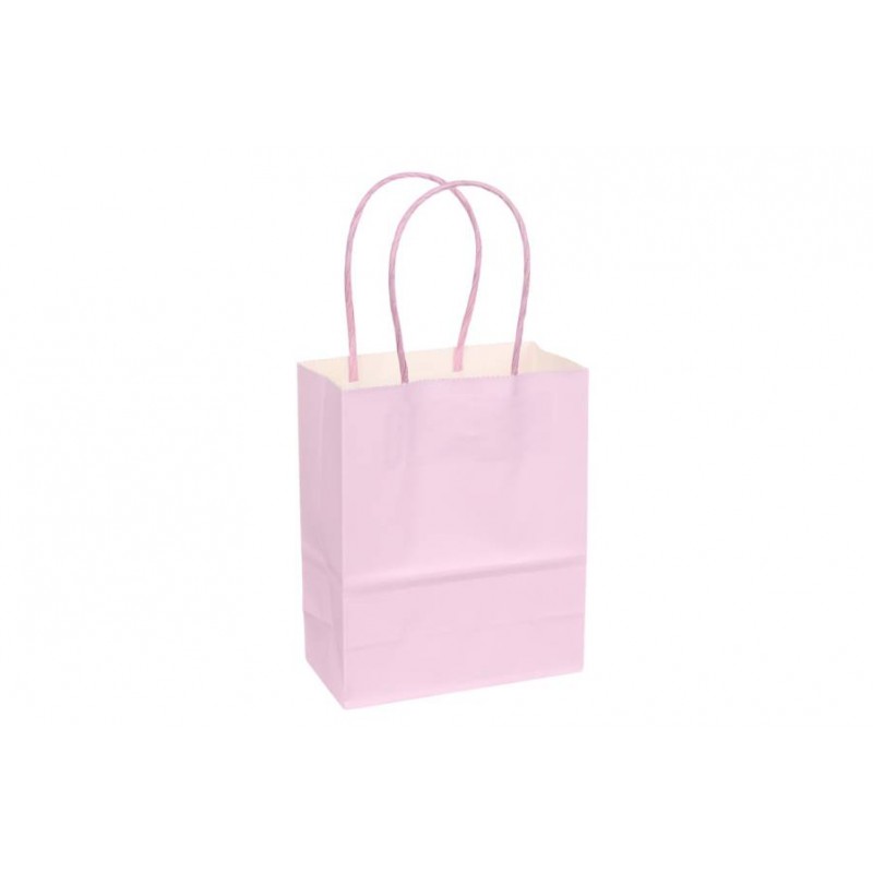 Пакет крафт однотонный вертикальный (15*12*6см) 120г/м² сиреневый 3123-8467