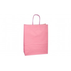 Пакет крафт однотонный вертикальный (32*26*12см) 120г/м² розовый 3123-8757