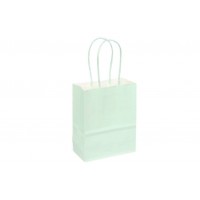 Пакет крафт однотонный вертикальный (15*12*6см) 120г/м² минтол 3123-8450