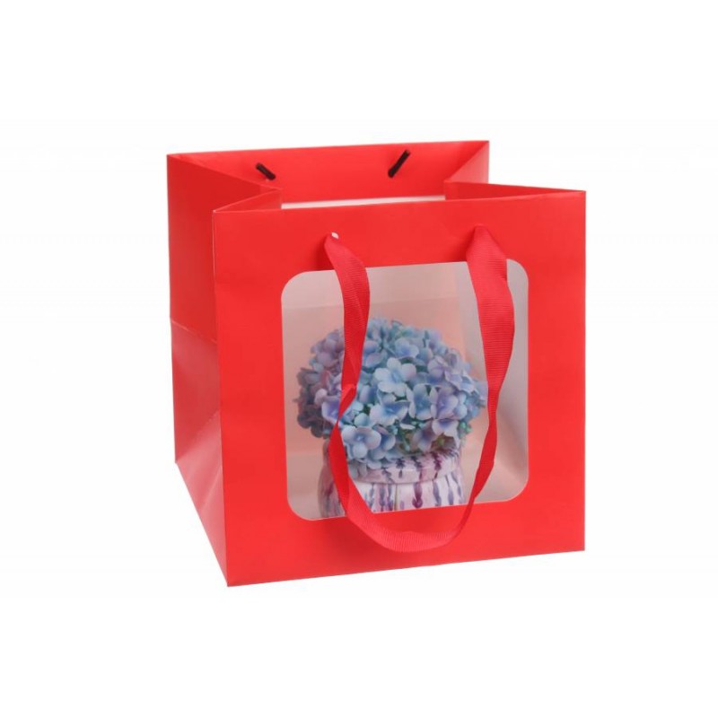 Плайм пакет красный  (15*15*15см) 31-12304