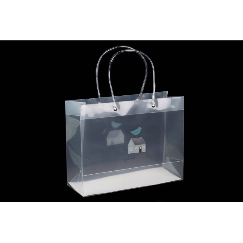 Подарочный пакет пластиковый (25,4*20*9,5см) 3123-157