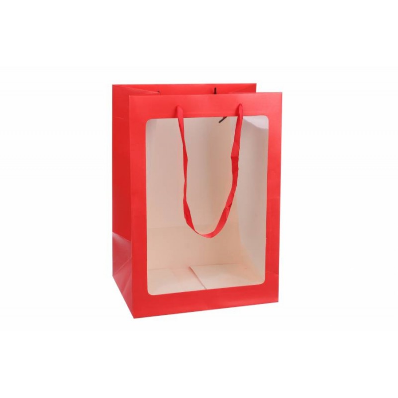 Плайм пакет красный  (25*18*35см) 31-12410