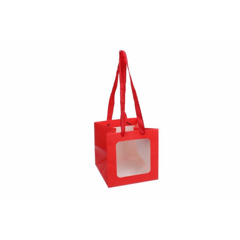 Плайм пакет красный  (15*15*15см) 31-12304