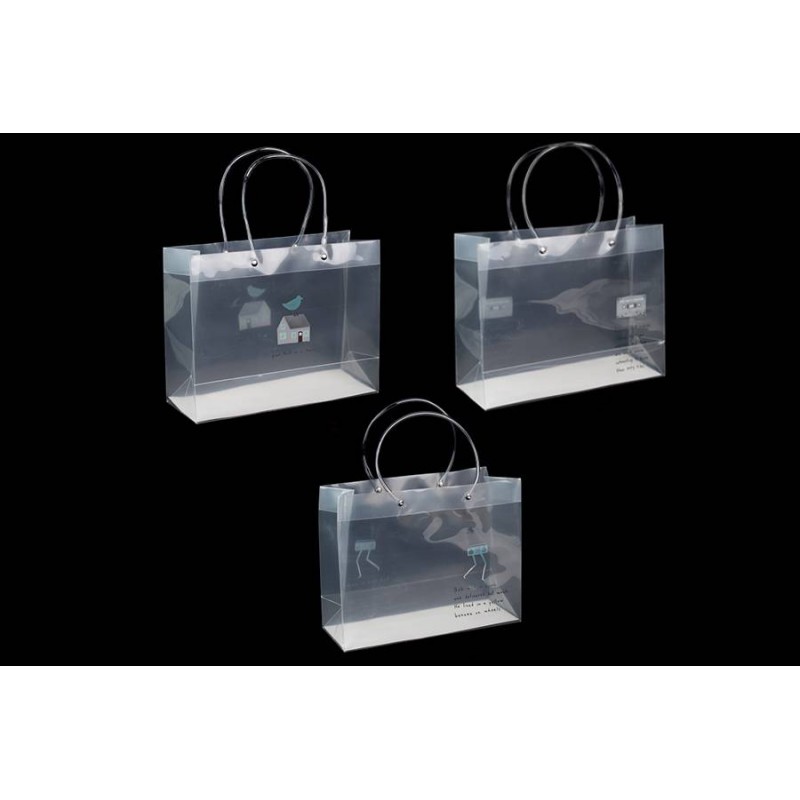 Подарочный пакет пластиковый (25,4*20*9,5см) 3123-157