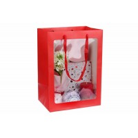 Плайм пакет красный  (25*18*35см) 31-12410