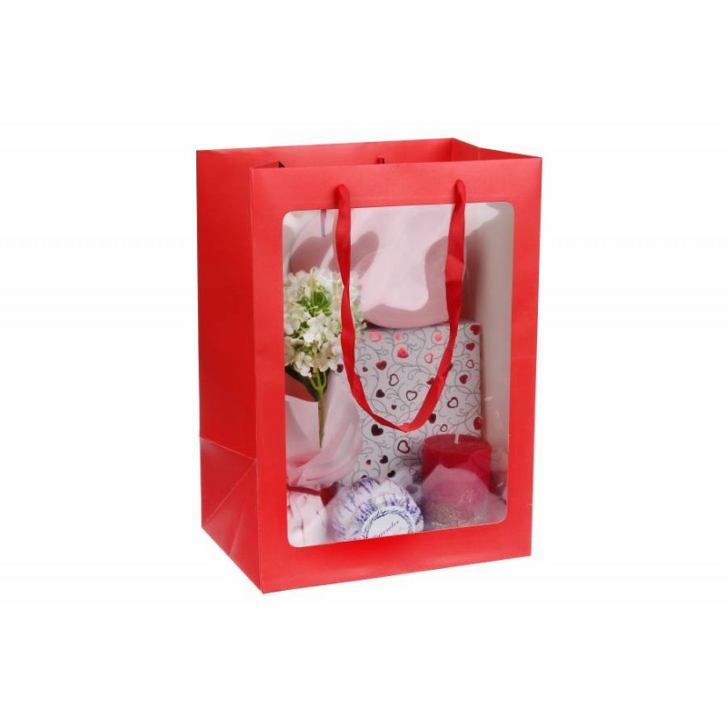 Плайм пакет красный  (25*18*35см) 31-12410