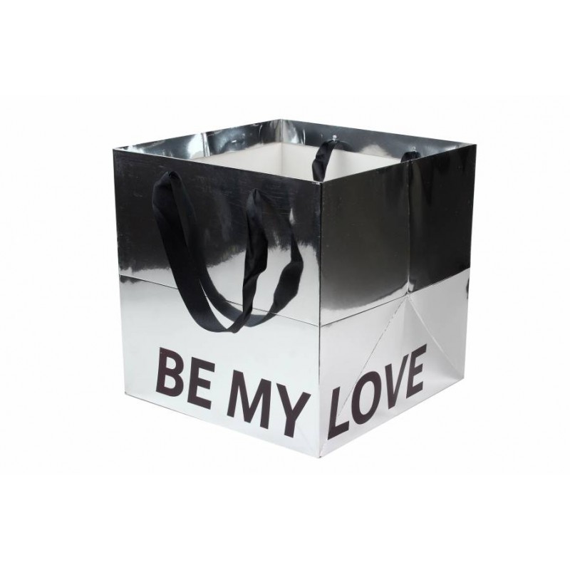 Пакет для цветов зеркальный (28х28х28см) 31-12519