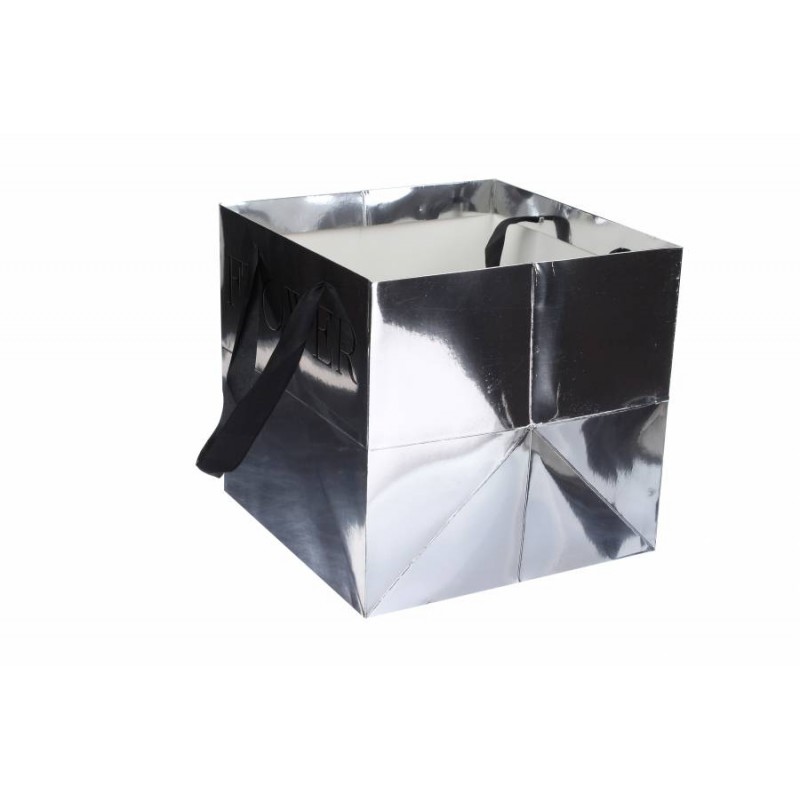 Пакет для цветов зеркальный (28х28х28см) 31-12519
