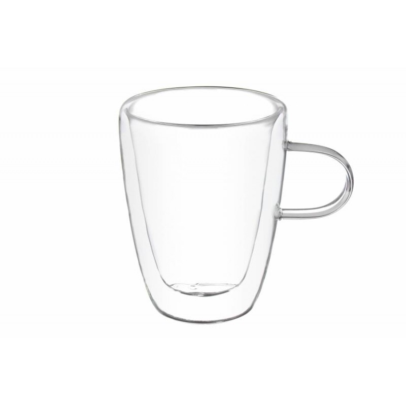 Чашка стеклянная с двойным дном 330ml 671-019