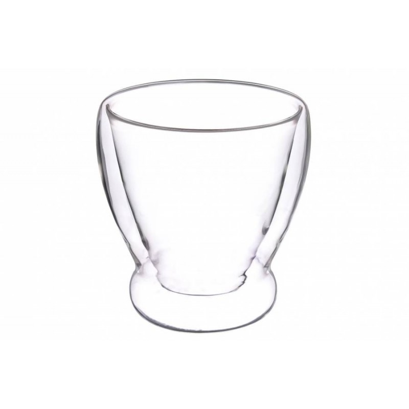 Стакан стеклянный с двойным дном  250ml 671-064