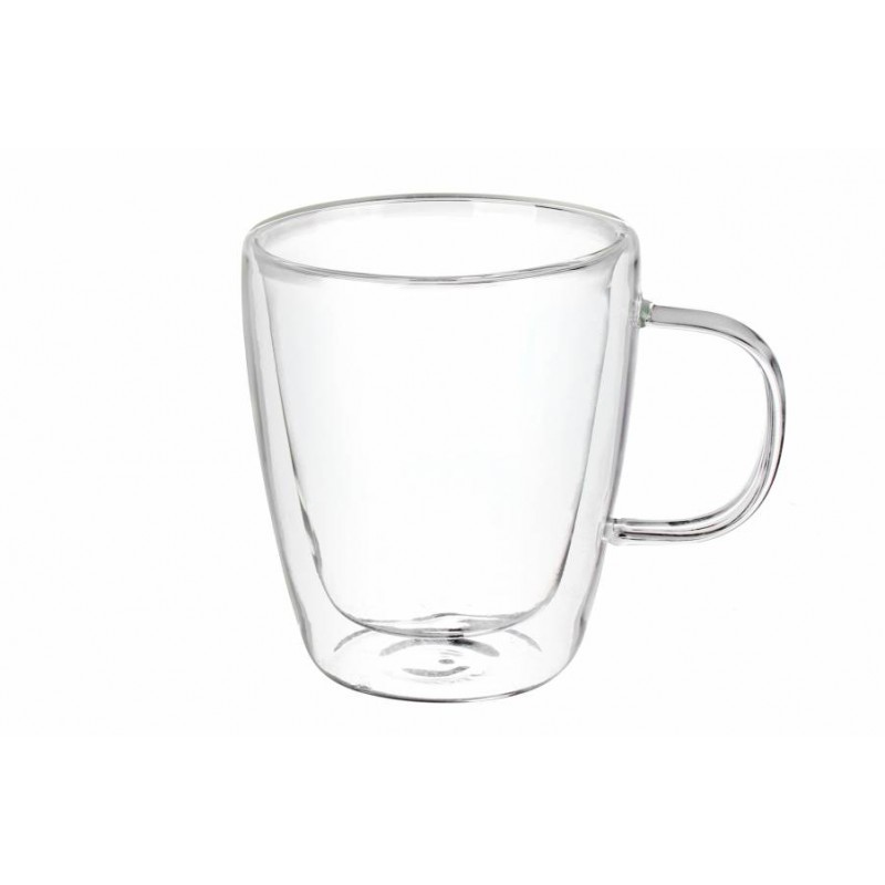 Чашка стеклянная с двойным дном (ящик 36 штук) 200ml 671-101