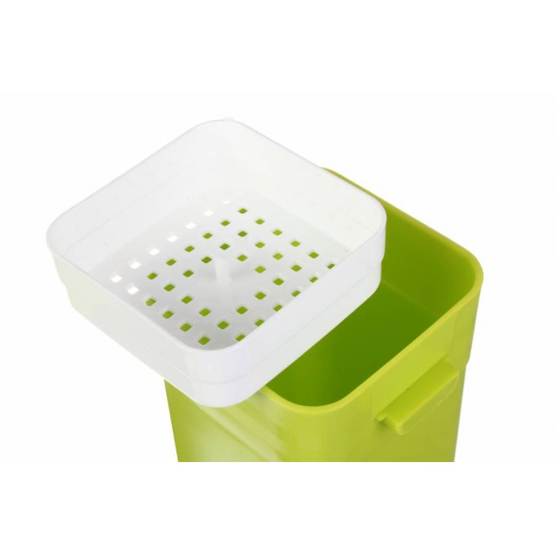 Ланч-бокс с бутылкой зеленый 960ml + 510ml 64-21-588