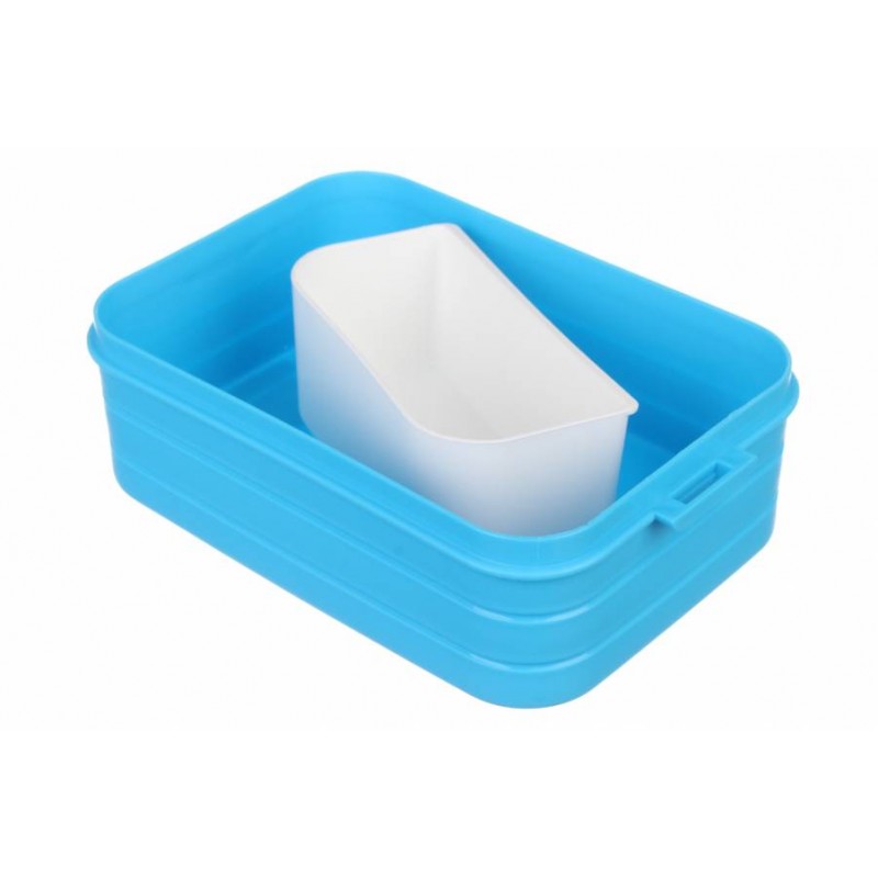 Ланч-бокс с голубой бутылкой 920ml + 589m 64-21-601