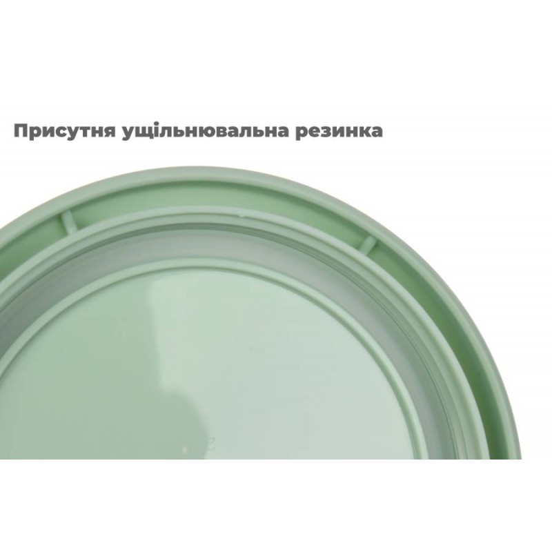 Ланч-бокс 550ml зеленый (11.2×11.2×12.2см) 64-21-1462