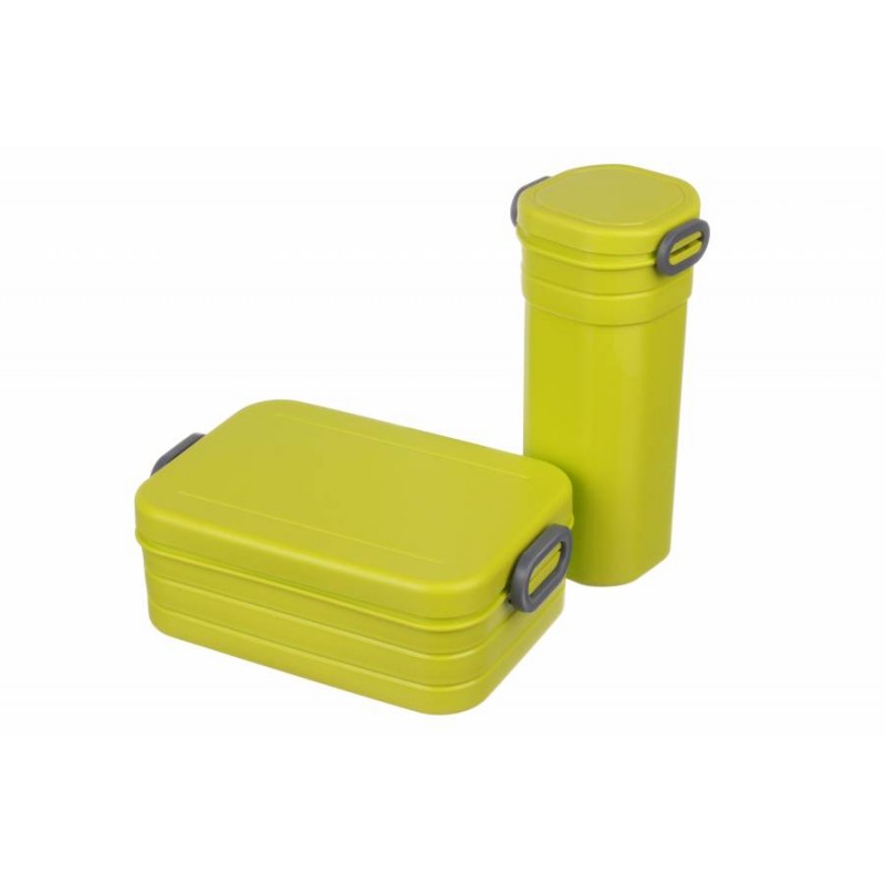 Ланч-бокс с бутылкой зеленый 920ml + 589ml 64-21-533