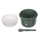 Ланч-бокс 1150ml+350ml зеленый (16.2×16.2×13.9см) 64-21-1431