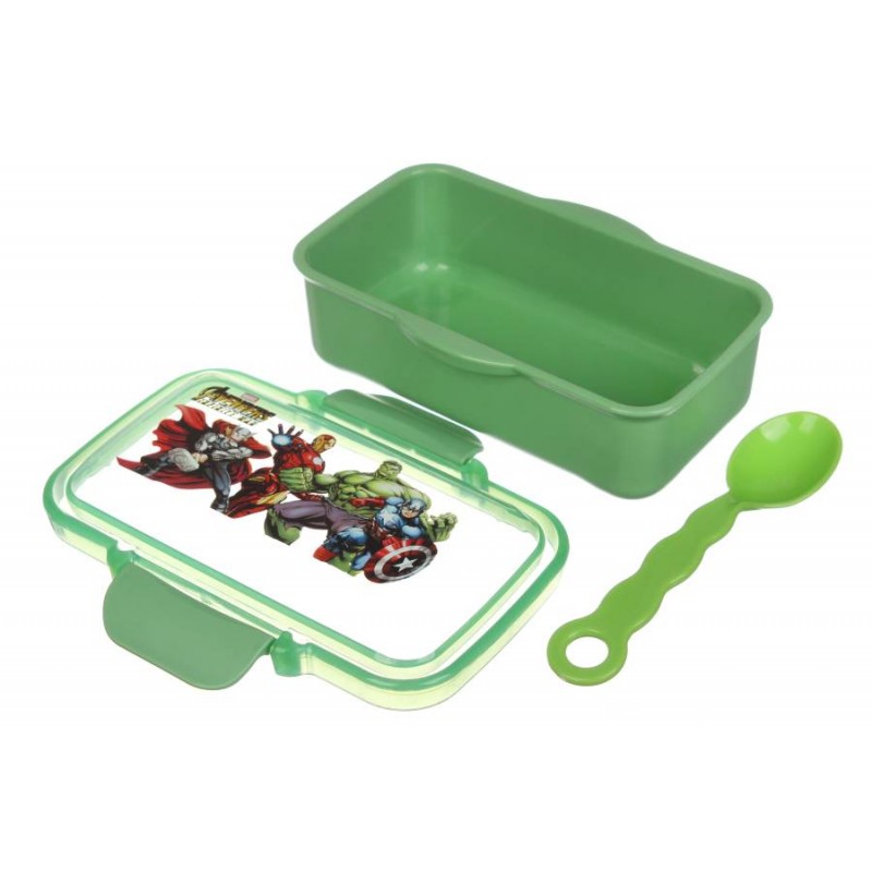 Ланч-бокс + бутылка зеленый (16,5*9,5см+14*5см) 64-21-1868