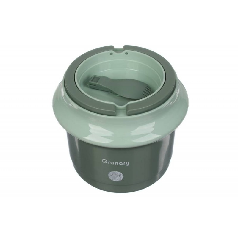 Ланч-бокс 1150ml+350ml зеленый (16.2×16.2×13.9см) 64-21-1431