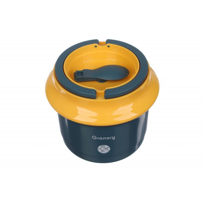 Ланч-бокс 1150ml+350ml синий (16.2×16.2×13.9см) 64-21-1448