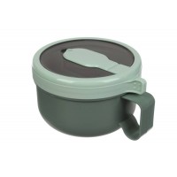 Ланч-бокс 850ml зеленый (18×14.5×9.6см) 64-21-1493