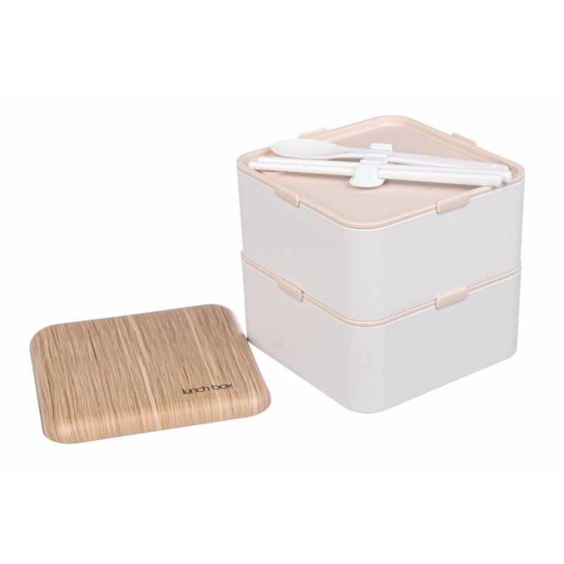Ланч бокс бежевый 1400ml 64-21-816