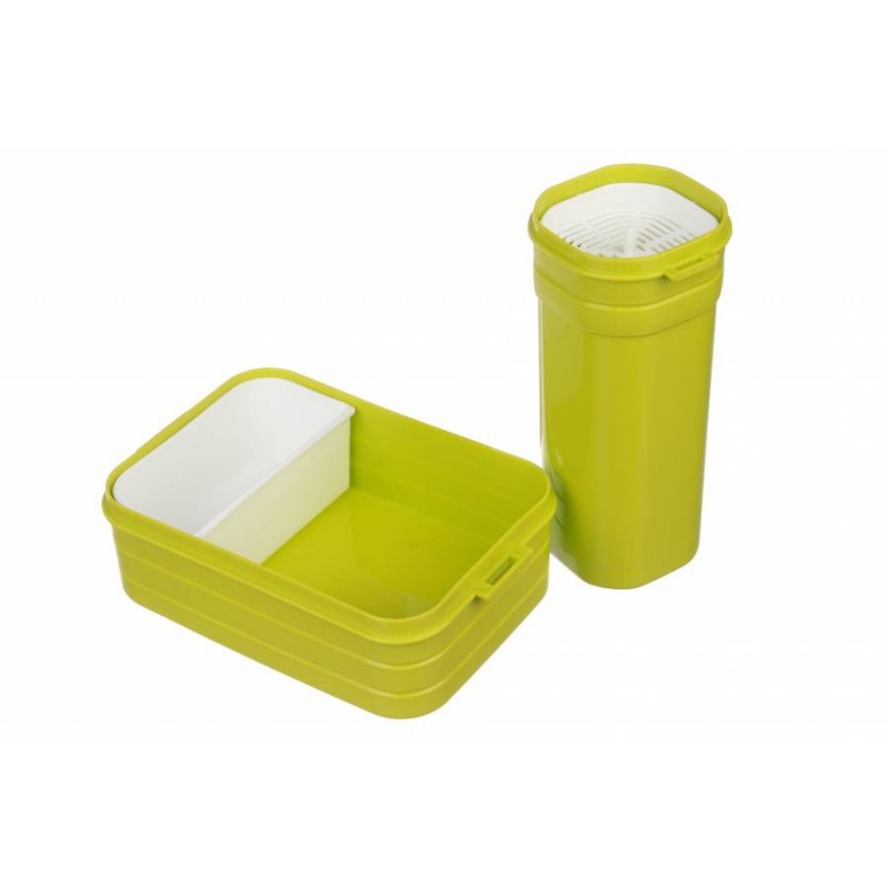 Ланч-бокс с зеленой бутылкой 920ml + 589m 64-21-595