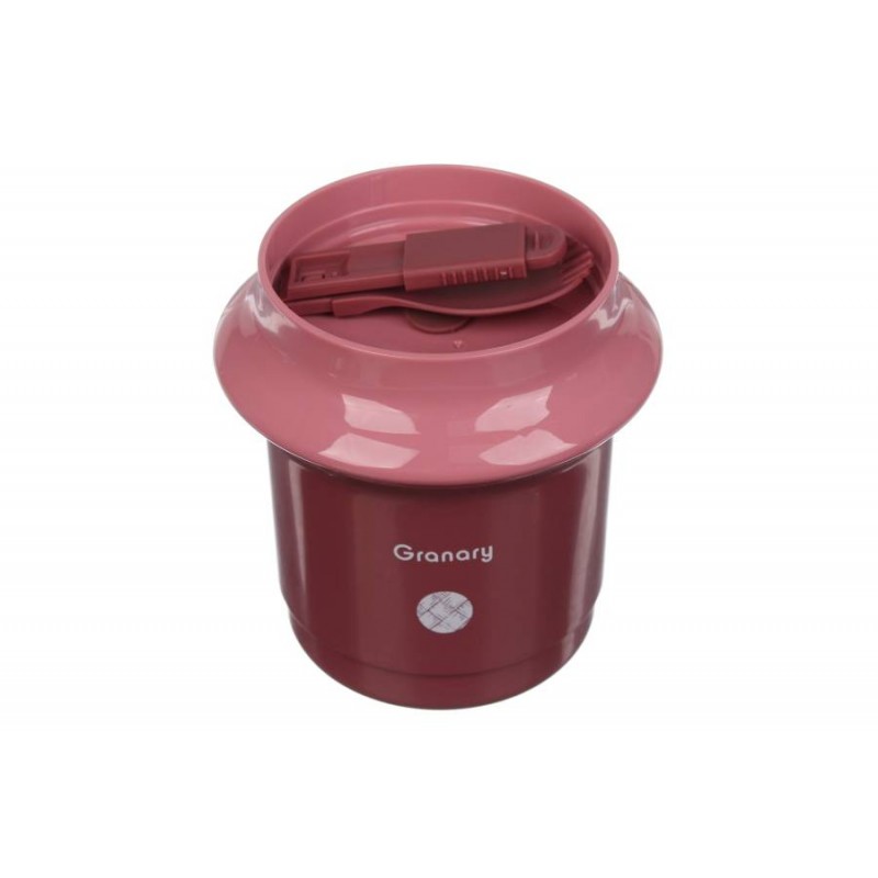 Ланч-бокс 550ml бордо (11.2×11.2×12.2см) 64-21-1486