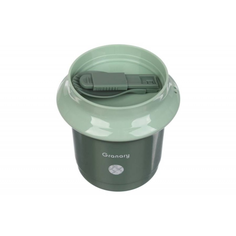 Ланч-бокс 550ml зеленый (11.2×11.2×12.2см) 64-21-1462