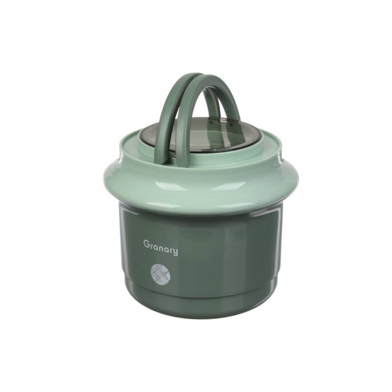 Ланч-бокс 1150ml+350ml зеленый (16.2×16.2×13.9см) 64-21-1431