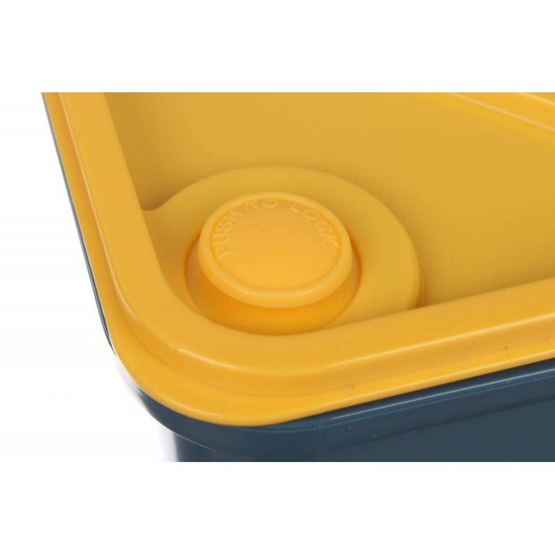 Ланч-бокс 1500ml синий (17.5×17.5×9.8см) 64-21-1714