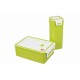 Ланч-бокс с бутылкой зеленый 960ml + 510ml 64-21-588