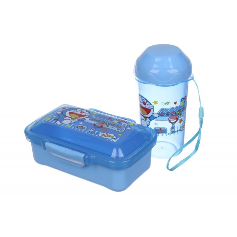 Ланч-бокс + бутылка синий (16,5*9,5см+14*5см) 64-21-1851