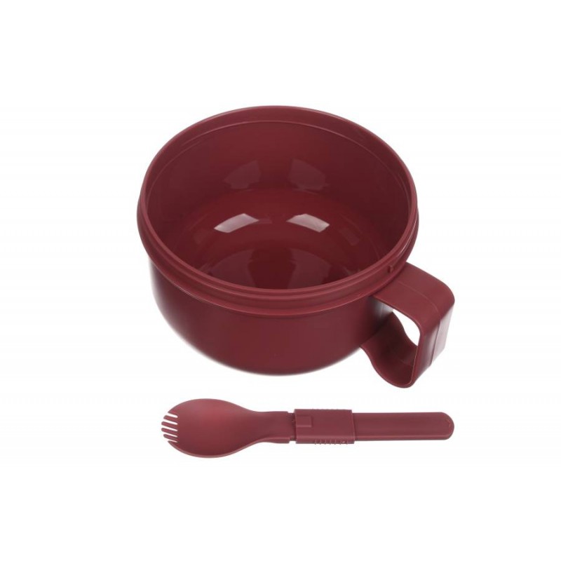 Ланч-бокс 850ml бордо (18×14.5×9.6см) 64-21-1516