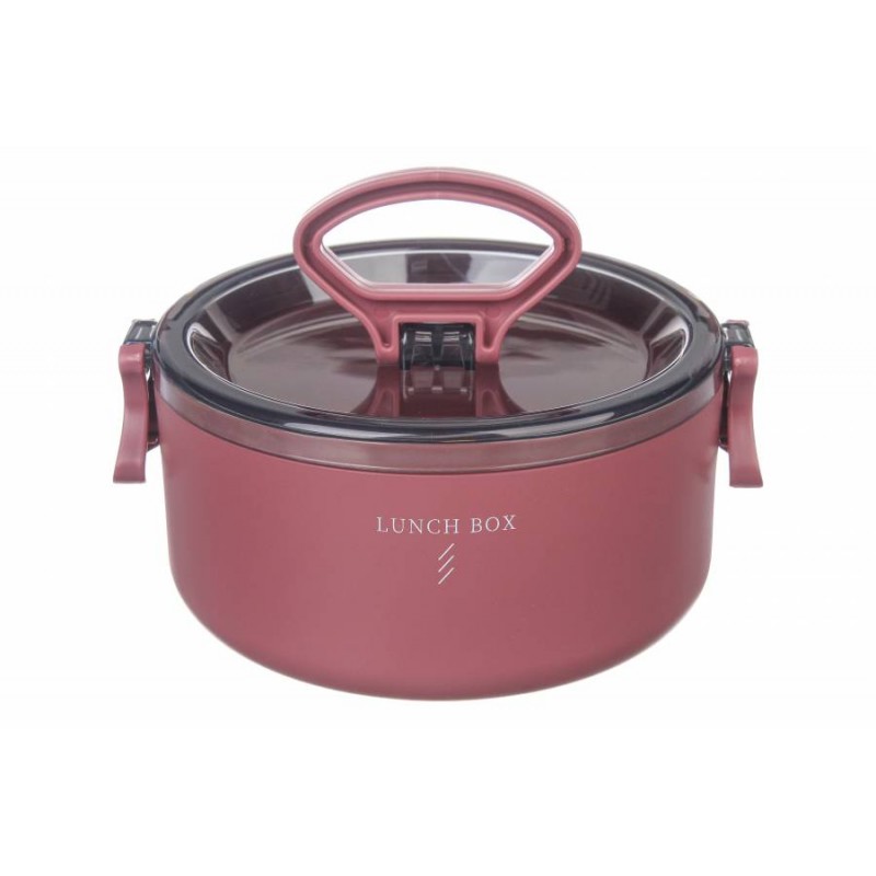 Ланч-бокс розовый 6401-887