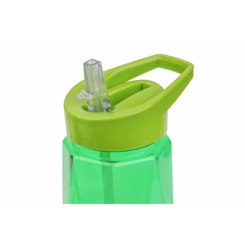 Бутылка спортивная пластиковая  зеленая (царапины на бутылки) 800ml 67-232