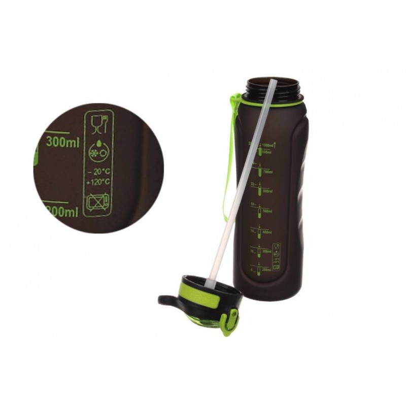 Бутылка спорт пластик (YY-384) 1000мл 67-5268