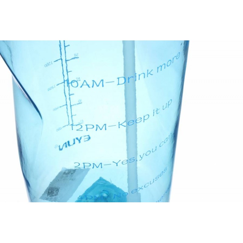 Бутылка спортивная пластиковая голубая 3000ml 67-034