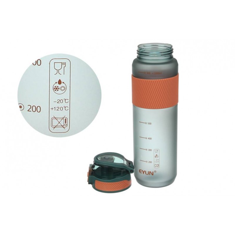 Бутылка спорт пластик (YY-163) 1000мл 67-5220