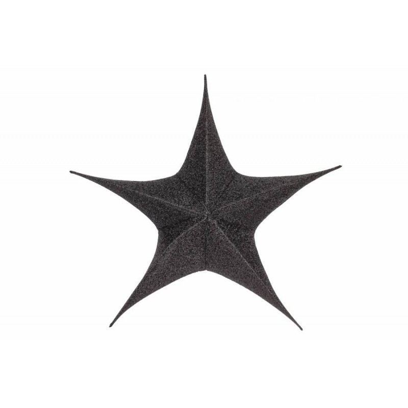 Звезда декоративная черная 110 см 254-320
