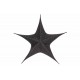 Звезда декоративная черная 110 см 254-320